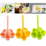 Silicone Egg Poacher Egg Boiling Rack Egg Steamer Holder Boiled Egg Cooker Tray