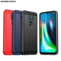 在飛比找Yahoo!奇摩拍賣優惠-碳纖維拉絲條紋 Motorola Moto G9 Play 