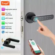 Biometric Fingerprint Digital Keypad Entry Code NFC Smart Door Lock with 2 key