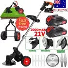 3in1 Brush Cordless Grass Trimmer Lawn Mower Edger Tool with 2Ah