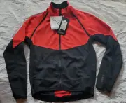 Gore Wear NWT Gore-Tex C3 Infinium Phantom Jacket Zip off Sleeves SZ L Red/Black