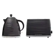 Westinghouse Black 1.7 Litre Kettle & Toaster Pack