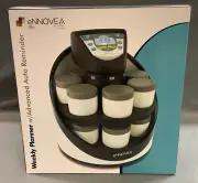 Ennovea 14 Day Pill Planner Carousel Automatic Alarm Reminder Medication System