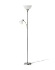 Lighting Sprout Flour Uplighter and Reading Floor Lamp (White)