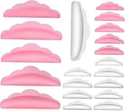 VICASKY 20 Pairs Eyelash Lift Pads Silicone Lash Tools for Makeup Soft Comfortable for All Eye Shapes for DIY Lash Lifts and Extensions