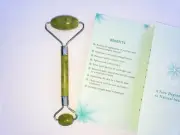 Premium Anti Aging Jade roller. Facial Massage Face Body Jade Stone 100% natural