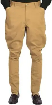jodhpuri Beige Horse Riding Baggy Breeches for Men Hinting Trousers Sports Pants