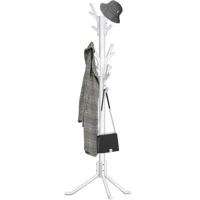 Simple Houseware Standing Coat and Hat Hanger Organizer Tree Shaped Rack, 18