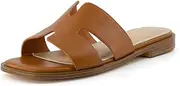 CUSHIONAIRE Women's Voyage slide sandal +Memory Foam, Wide Widths Available