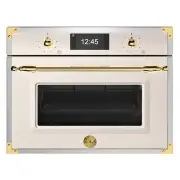BERTAZZONI HERITAGE COMBI MICROWAVE OVEN - AVORIO/GOLD 45