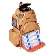CalissaOffshore® Fishing Tackle Backpack with 4 Tackle Boxes Waterproof