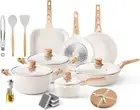 20 Piece Caannasweis Marble Stone Nonstick Cookware Set - Granite Frying