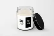 Dog Side My Side 1 Candle - Soy Wax Candle - Hand Poured Candle