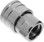 Yardenfun Pressure Washer Nozzles 1/4'' Quick Connector 5000psi High Pressure Washer Hose Adapter Silver