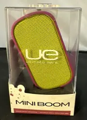 Logitech UE Mobile Mini Boom Bluetooth Speaker (SUPM42982) - Green Grill/Purple