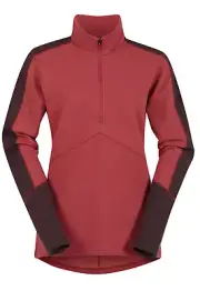 Kerrits Centerline Fleece Zip Neck-L-Poppy