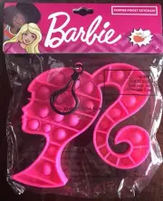 Barbie Pink Fidget Popper Keychain Backpack Clip Sensory Toy NEW SEALED