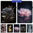 For Samsung Galaxy Tab S7 S8 S9 FE S10 Plus 12.4 Case Pattern Leather Flip Cover