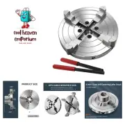 Wood Lathe Chuck 6 inch 4 Jaws Self-Centering Lathe Chucks Thread x 8TPI Lath...