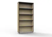 Rapidline Bookcase 1800mm x 900mm Office Furniture Stoarge Shelving Natural Oak