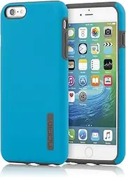 iPhone 6S Plus Case, Incipio DualPro Case [Shock Absorbing] Cover fits Both Apple iPhone 6 Plus, iPhone 6S Plus - Cyan/Gray