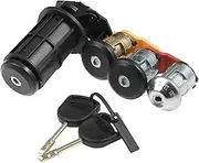 7177664516 Car Door Lock Cylinder Set with Key for Ford KA 1997-2008 Ignition Lock Starter Switch with Key