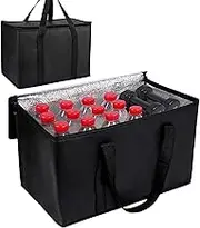 Insulated Lunch Bag,Large 65L-70L Hot and Cold -Use Lunch Box Insulated | Non-Woven Cooler Bag For Groceries, Food Delivery, Catering, Pizza Warmer