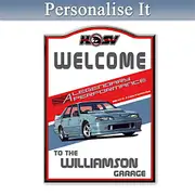 HSV Performance Personalised Welcome Sign