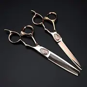 Hair Cutting Scissors, 6inch Cutting Barber Haircut thinning Shears Hairdresser Scissors