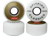 Supreme Spitfire Classics 80Ds 58mm Skate Wheels Gold