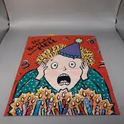 1995 Vintage Hallmark The Birthday from Hell" Gift Bag 10.5 X 8.5 w/stickers