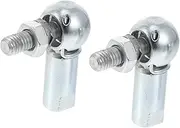 BUGUUYO Professional Grade Rod End Ball Bearings 2pcs Silver High Load Capacity Suitable for Applications