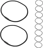 BESTYASH 10pcs Rubber Elastic Bands for Microphone Mount Mic Holder Clip Cord Anti-Vibration Easy Installation Elastic Cord for Mic Holder