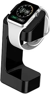 BRIGHTFUFU Charging Station for Watch Compatible with Slip Base Lightweight Portable for Home Office Use Black