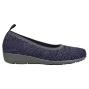 Propet Yen Ballet Womens Blue Flats Casual WCX074M-NVY