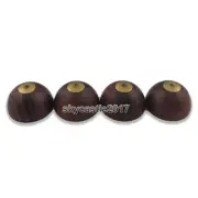 4pcs 23mm Rosewood Speaker Shock-absorbing Spikes Isolation Stand Feet Damping