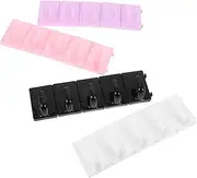 VICASKY 4Pcs Nail Support Bases for Manicure Practice Creative Display Racks for Nail Art Convenient Installation for Salon Use and Color Board Display Random Color