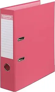 Colourhide A4 PE L Arch File, Watermelon