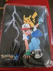 Pokemon 20 The Movie Binder Zip Enlosure Wrist Strap 50 Sleeves
