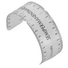 Eyebrow Stencil Ruler Accurate Eyebrow Template Measuring Ruler Reusable DIY SPG