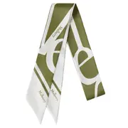 Mulberry Lettering Skinny Scarf
