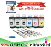 4-Color Bulk Ink Refill Kit for Canon Inkjet Printer Cartridges 600 ml Total