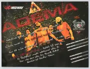 Vintage Print Ad 2002 Adema Band Mortal Kombat Original Promo Flier Card Art