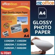 BULK BUY A4 Glossy Photo Paper 110 / 180 / 210 / 240 / 260 GSM Inkjet Print AU