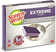 Scotch-Brite Extreme Purple Fiber with Sponge - Pack of 2