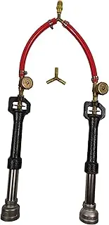 Double Propane Gas Forge Burner Blacksmith Blade Make Gas Furnace 2KA