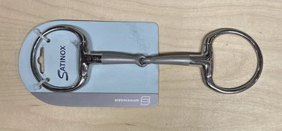 Herm Sprenger Satinox Single Jointed Eggbutt Snaffle Bit - 5" - 125/14mm