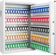 Barska Digital Electronic Keypad Wall Mount Key Safe Cabinet with Adjustable Shelves & Deposit Slot for Key Storage & Organization