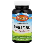 Carlson, Lion's Mane, 60 Vegetarian Capsules