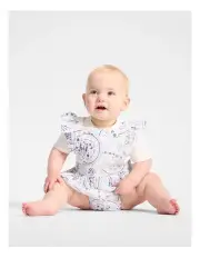 [Peter Rabbit] Romper in Blue